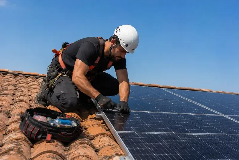 Maintenance et monitoring de panneaux solaires à Barcus